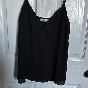Socialite Black V-Neck Sleeveless Camisole